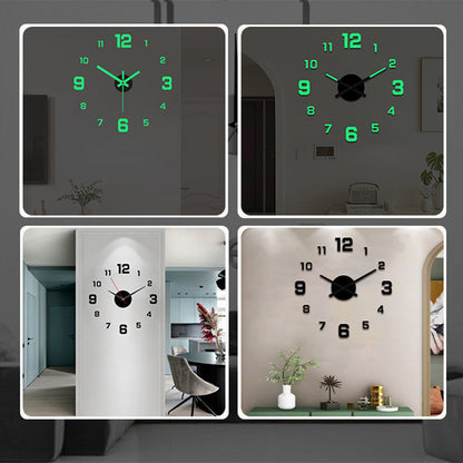 💥50% OFF LIMITED TIME💥3D DIY Luminous Acrylic Wall Clock Set