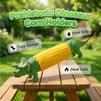 Creative Dinosaur Shaped Corn Cob Holders