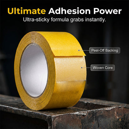 🔥LAST DAY SALE ONLY ￡6.99!!🔥StikPro Heavy-Duty Double-Sided Tape💪 Super Strong & Waterproof!✅ Leaves No Residue | Removable Yet Reliable✅Perfect for Carpets, Wallpaper, Balloons & Renters’ Quick Fixes 🏡🇬🇧🎉