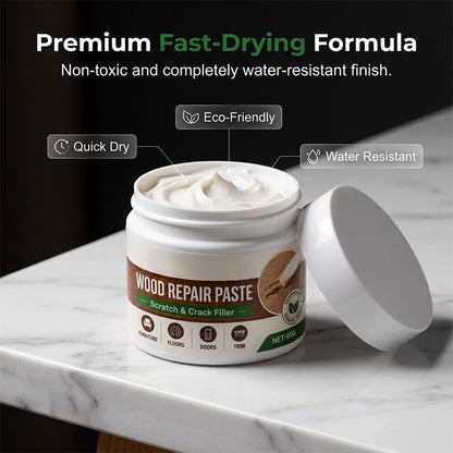🥳2026 HOT SALE🛡️🪑 Furniture & Floor Repair Paste – Works on tables, cabinets & wooden floors. Covers scuffs & peeling. No more ugly scratches! 🏠✅