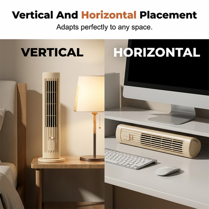 Rechargeable Vertical & Horizontal Air Circulator Fan