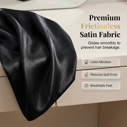 Heatless Curl Satin Bonnet for Sleeping