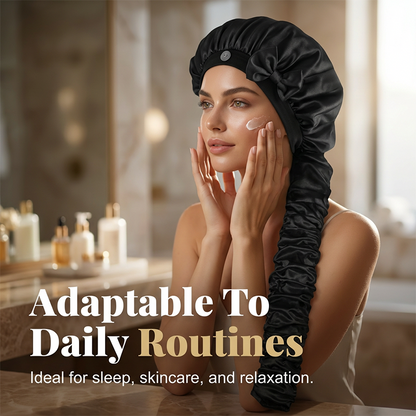Heatless Curl Satin Bonnet for Sleeping