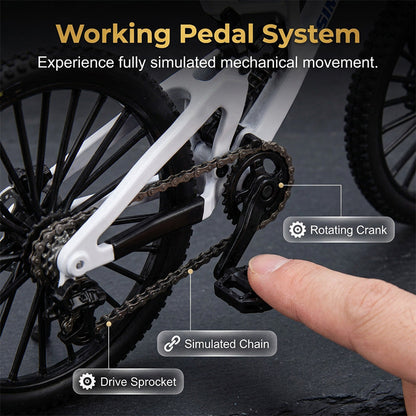 🏆 LIMITED-TIME 50% OFF! 🚲Mini Alloy Mountain Bike Model Toy