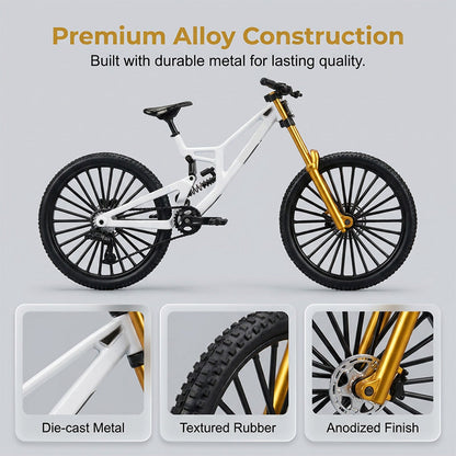 🏆 LIMITED-TIME 50% OFF! 🚲Mini Alloy Mountain Bike Model Toy