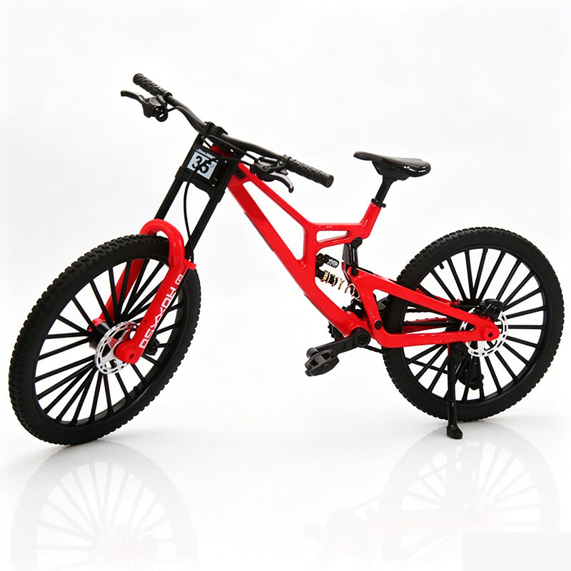 🏆 LIMITED-TIME 50% OFF! 🚲Mini Alloy Mountain Bike Model Toy
