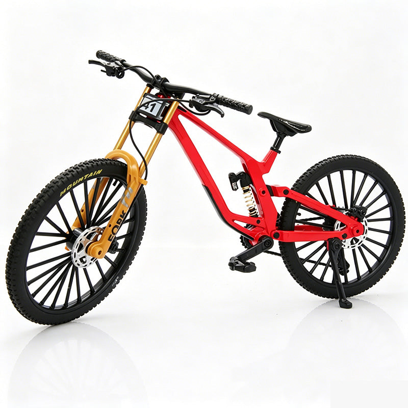 🏆 LIMITED-TIME 50% OFF! 🚲Mini Alloy Mountain Bike Model Toy