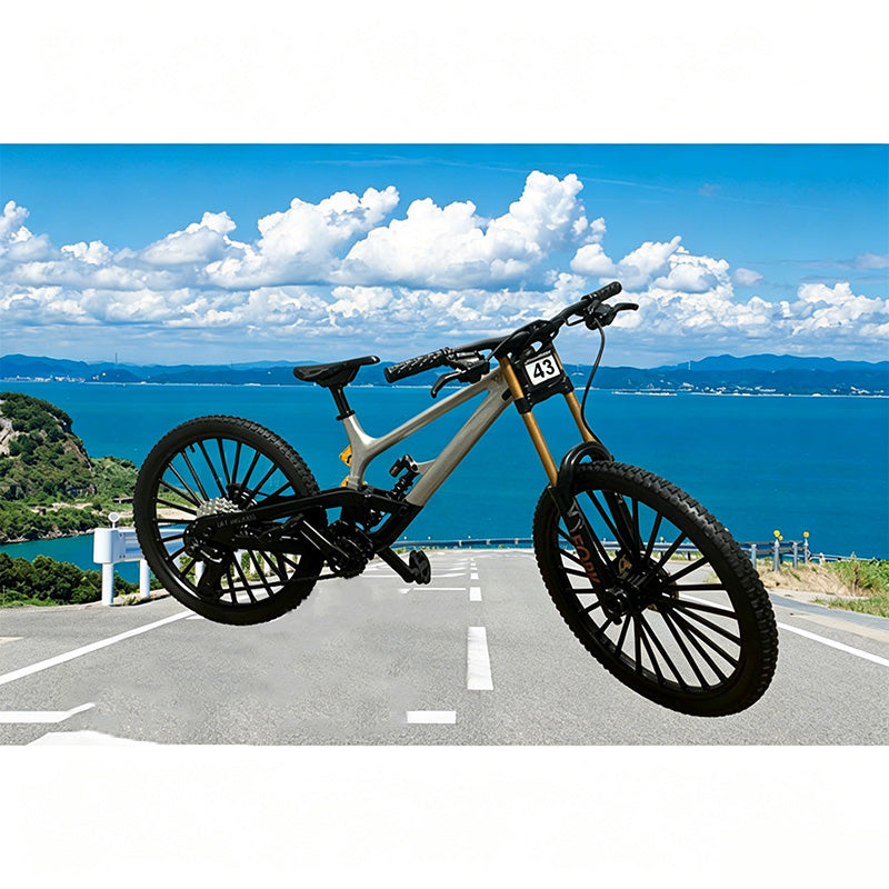 🏆 LIMITED-TIME 50% OFF! 🚲Mini Alloy Mountain Bike Model Toy