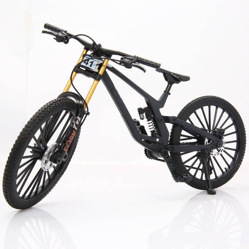🏆 LIMITED-TIME 50% OFF! 🚲Mini Alloy Mountain Bike Model Toy
