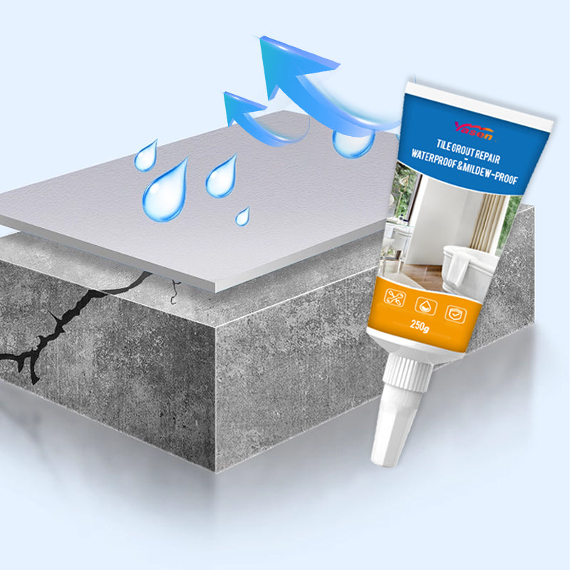 Tile Grout Repair - Waterproof & Mildew-Proof