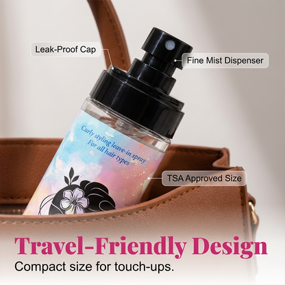 Moisturizing Anti-Frizz Hair Spray for Curly Hair