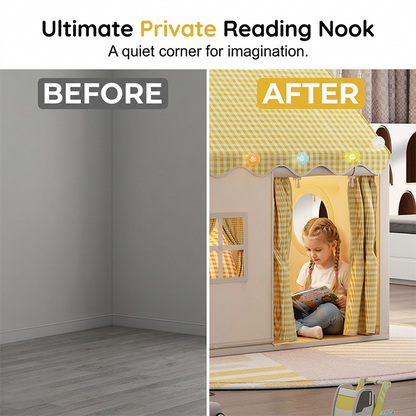 🏰 Unleash Their Inner Royalty! 👑 Turn any room into a Magical Kingdom. Watch as your child creates epic adventures in their Dream Play Tent! ✨