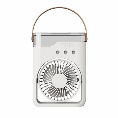 ❄️ 3-Nozzle Ice‑Ready Mist Fan | Powerful Cooling Mist + Refreshing Breeze – Beat the Heat Indoors & Outdoors, Summer Essential!