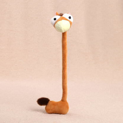 Long Neck Plush Bag Charm – Wrap-Around & Ultra-Soft