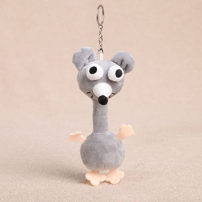Long Neck Plush Bag Charm – Wrap-Around & Ultra-Soft