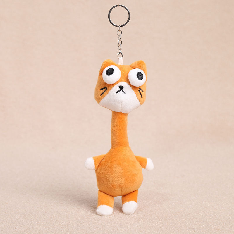 Long Neck Plush Bag Charm – Wrap-Around & Ultra-Soft