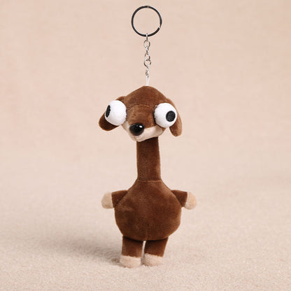 Long Neck Plush Bag Charm – Wrap-Around & Ultra-Soft