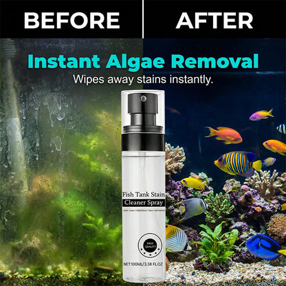 🔥Limited Time Promotion 50% OFF🔥Odorless Aquarium Stain Remover Spray Safe for Fish