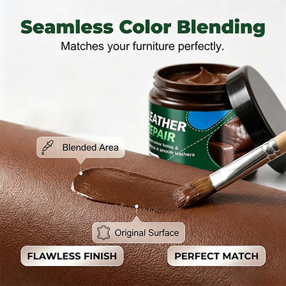 Brown Leather Filler & Repair Cream