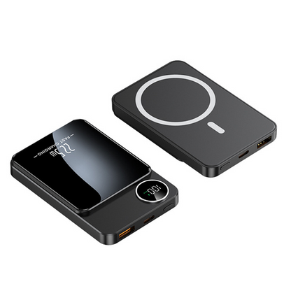 🔋⚡ 22.5W Power Bank – magnetic, slim, charges 3 devices at once!