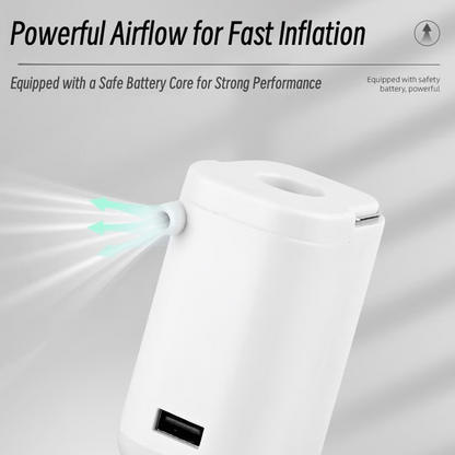 Mini Portable Air Pump with Light