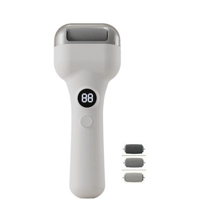 Rechargeable Electric Pedicure Tool with Smart Pressure Sensor