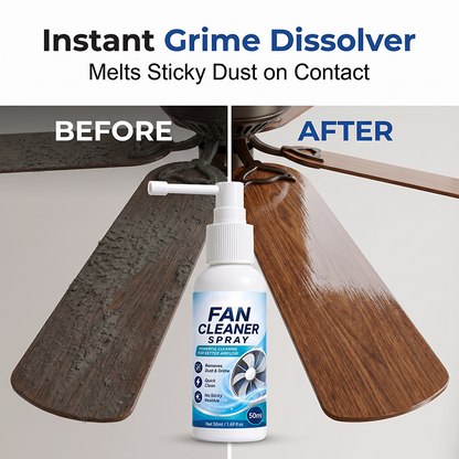 🥳2026 HOT SALE🥳💞50K+ SOLD!🌀🧼 50% OFF! Multi-Purpose Fan Cleaning Spray – Instantly dissolves dust & grime, no disassembly needed. Precision nozzle reaches tight spaces. Restores shine! ✨🛡️