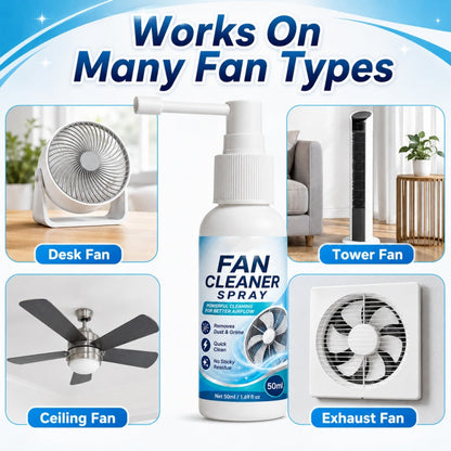 🥳2026 HOT SALE🥳💞50K+ SOLD!🌀🧼 50% OFF! Multi-Purpose Fan Cleaning Spray – Instantly dissolves dust & grime, no disassembly needed. Precision nozzle reaches tight spaces. Restores shine! ✨🛡️