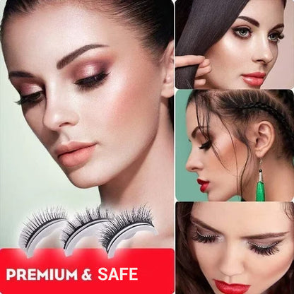 🥳2026 HOT SALE🥳💞50K+ SOLD!👁️✨Reusable Self‑Adhesive False Eyelashes – No glue needed, just press & go. Natural curl, reusable & easy to remove. A beauty game‑changer! 💕🌸