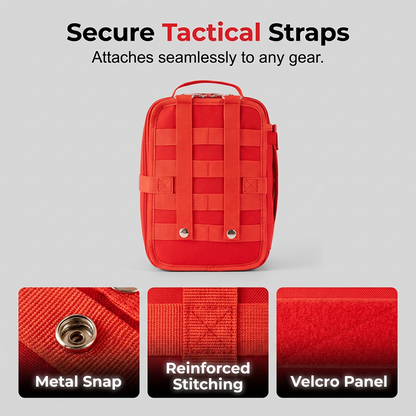 🧰 Emergency Medical Organizer Bag Durable Oxford Fabric Modular Fold-Out Layout ⚡ Tactical Straps Rapid Rip-Away Access 50% OFF Today