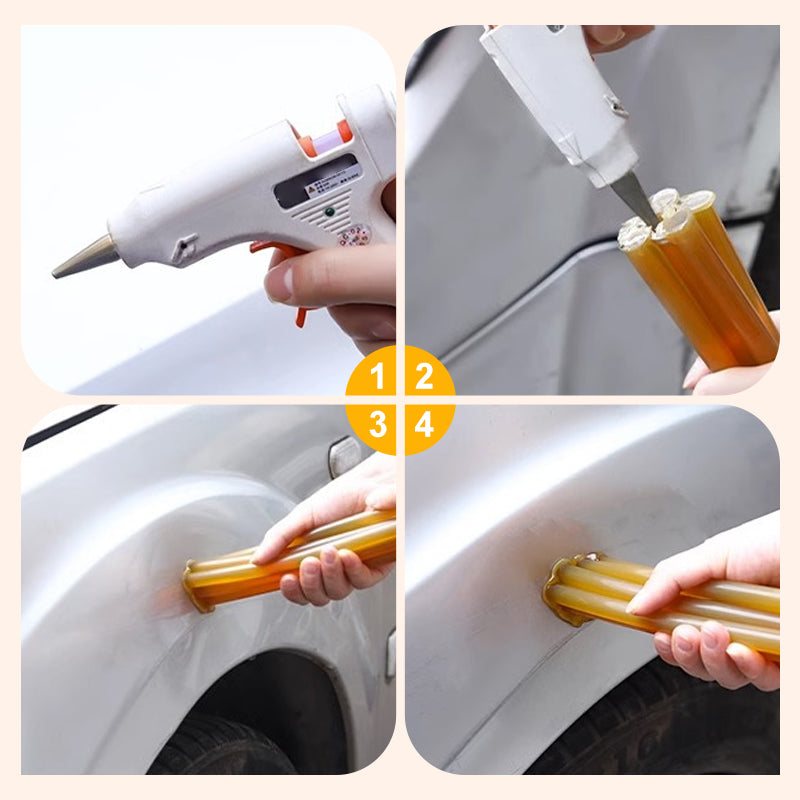 ✨️Buy 5 Get 5 Free! 🛠️Fix car dents effortlessly! 🚗Paintless Dent Repair Glue Stick for Car