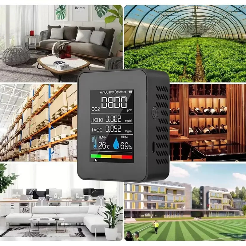 ⏰50% OFF NOW!⛹️Fast Shipping 🚚💨5-in-1 Indoor Air Quality Monitor