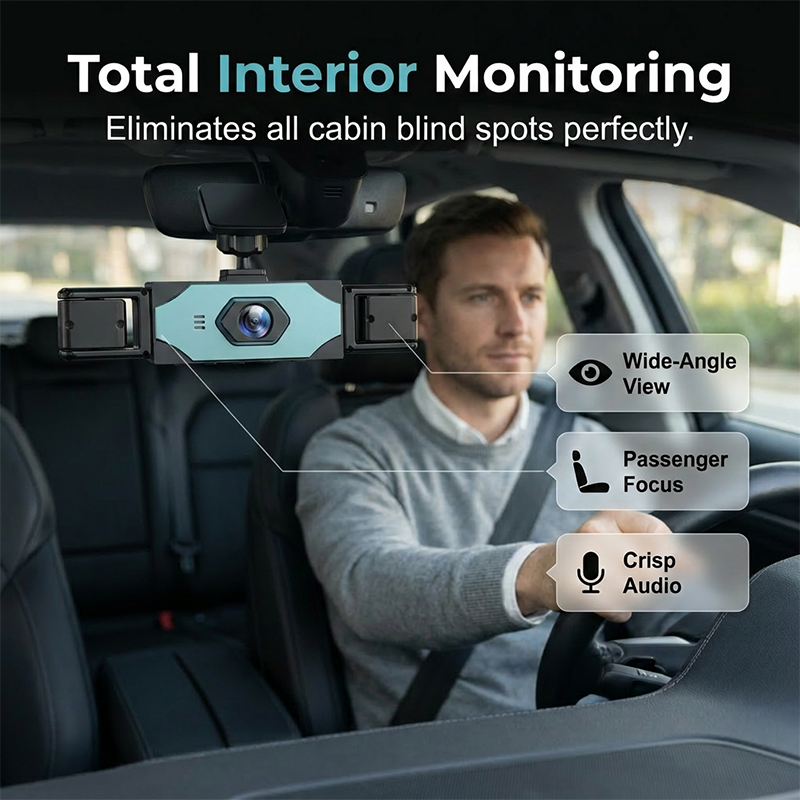 🚗50% OFF NOW! 360° Protection 4‑Channel Dash Cam‑4K UHD Car Dashboard Camera, Super Night Vision with Radar Motion Detection & 24H Parking Monitor for Full‑Angle Vehicle Surveillance