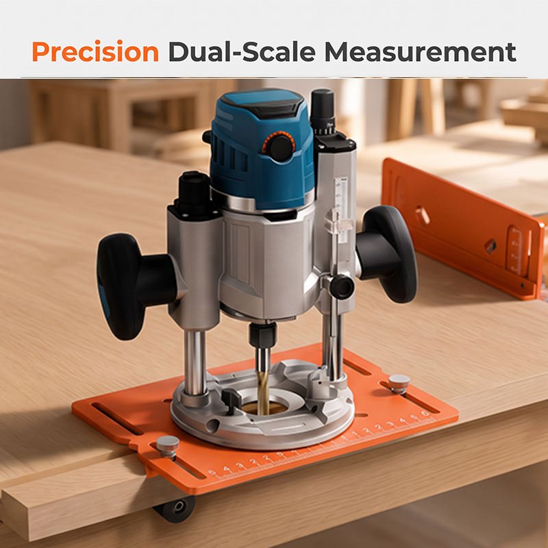 🎉 2026 Sale — Over 8,000 Sold! 🔩 Aluminum Alloy Wood Router Slotting Bracket – Straight Slots Every Time, Even for Beginners! ✨