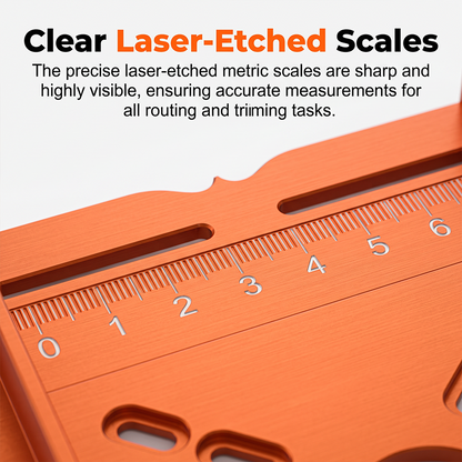 🎉 2026 Sale — Over 8,000 Sold! 🔩 Aluminum Alloy Wood Router Slotting Bracket – Straight Slots Every Time, Even for Beginners! ✨