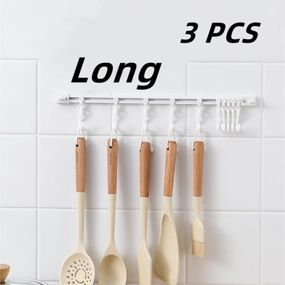 🏠 Wall-Mounted Slide Rail Hanger Rack – Space-Saving Storage