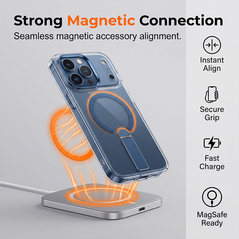 📱 50% off! 🎀 Multifunctional Smartphone Case with Wrist Strap – TPU – Built-in Stand & Adjustable 8 mm Wrist Strap – Compatible with iPhone 14/15/16/17 Pro/Max
