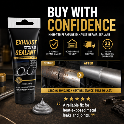 🛠All-purpose repair！High Temperature Exhaust Repair Sealant
