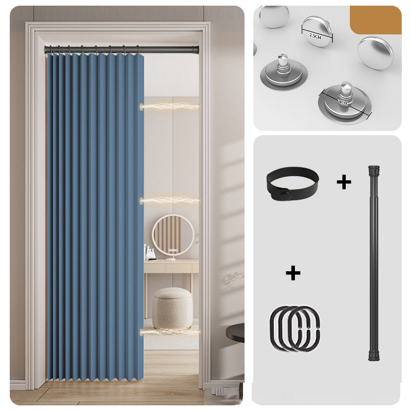 ⏰🔥LIMITED TIME 49% OFF! ⭐No-Drill Magnetic Accordion Door Curtain