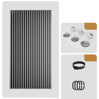 ⏰🔥LIMITED TIME 49% OFF! ⭐No-Drill Magnetic Accordion Door Curtain