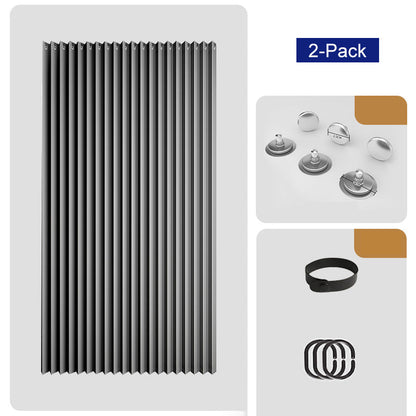 ⏰🔥LIMITED TIME 49% OFF! ⭐No-Drill Magnetic Accordion Door Curtain
