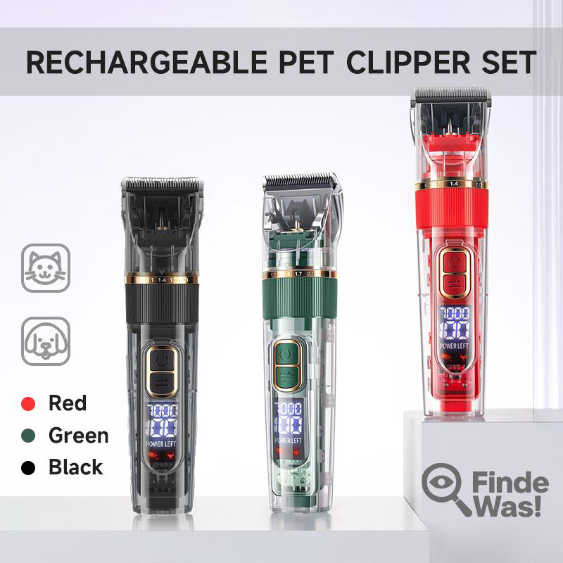📢 LIMITED TIME 50% OFF! ⏰ Groom in Peace – Ultra-Quiet Clipper Even Sensitive Pets Love! 🐾✨