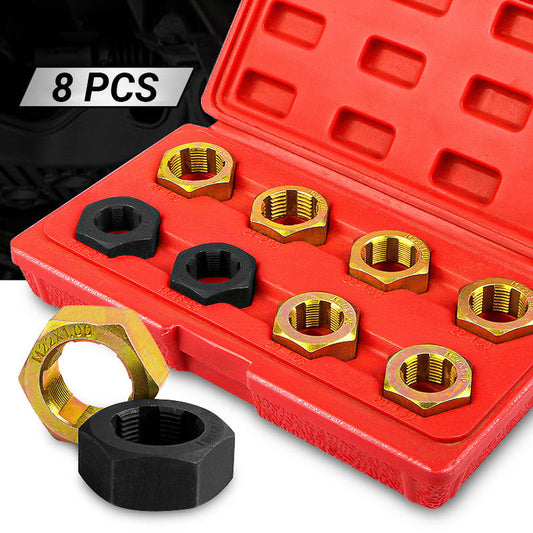 🎉 2026 Sale — Over 27400 Sold! 🔧8Pcs Automotive Thread Repair Tool Set｜Hardened Steel Damaged Screw Bolt Restorer ✨