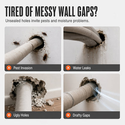 🎉 2026 Sale — Over 20,000 Sold! 🧱 Wall Hole Sealing Clay – Seal AC Pipe Gaps, Block Bugs & Moisture! 🏠