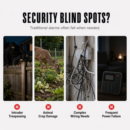 ☀️ LIMITED‑TIME 50% OFF! ⚡ Solar Security Light with Motion Alarm – Waterproof, Loud Alert, Solar‑Powered ✨