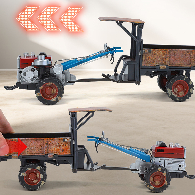 Children's Retro Tractor Toy Model
