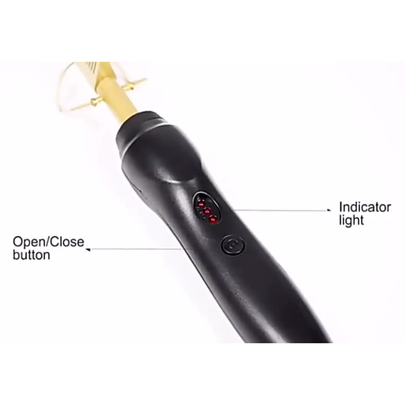 Portable Electric Hair Straightening and Curling Comb