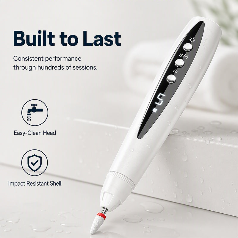 2-in-1 Electric Nail Drill with UV Gel Light Portable Manicure Pedicure Kit