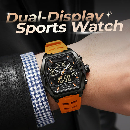 ⌚ 50% OFF NOW! ⏱️ Sports Watch – Dual-Display, Luminous Backlight & 5ATM Waterproof – For Active Lifestyles 🏃