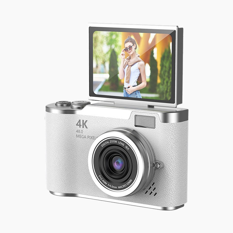 📢📢50% OFF !! ⏰4K HD Flip-Screen Digital Camera